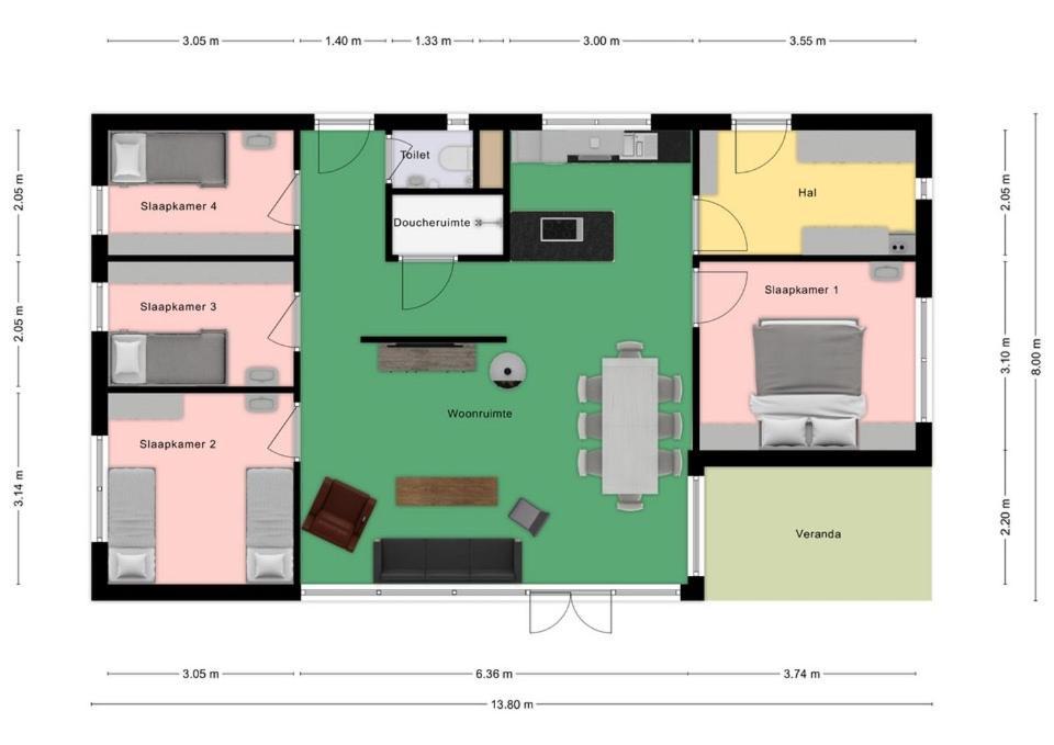 De Vier Winden Villa Hindeloopen Esterno foto